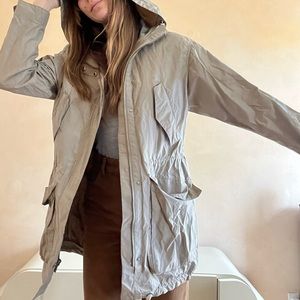 Hooded Cole Haan Raincoat